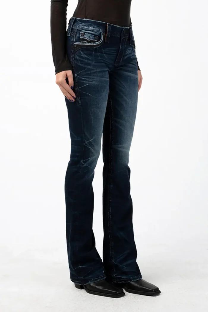 Rock Revival Andorra B203 Low Rise Boot Cut Jeans (4)