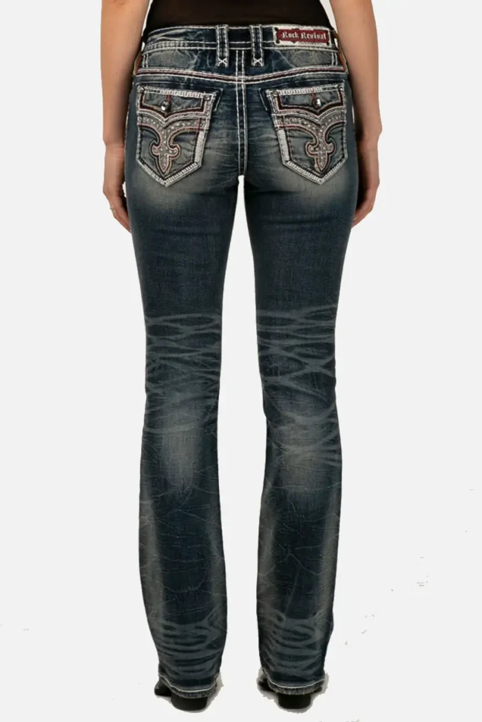 Rock Revival Jane B200 Low Rise Boot Cut Jeans (1)