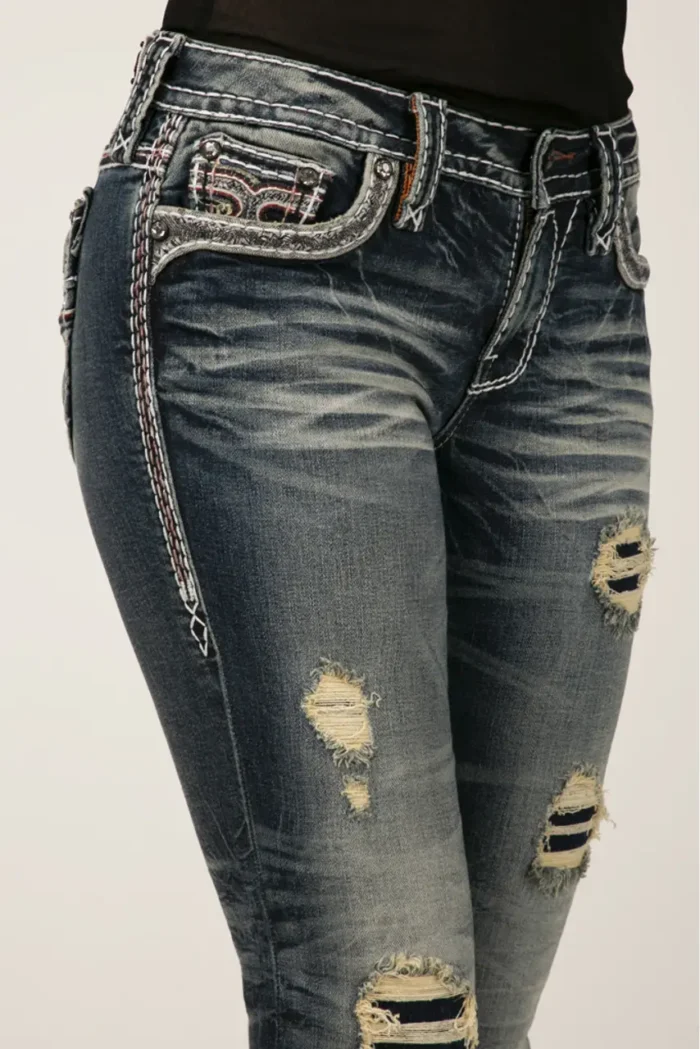 Rock Revival Jane B200 Low Rise Boot Cut Jeans (3)